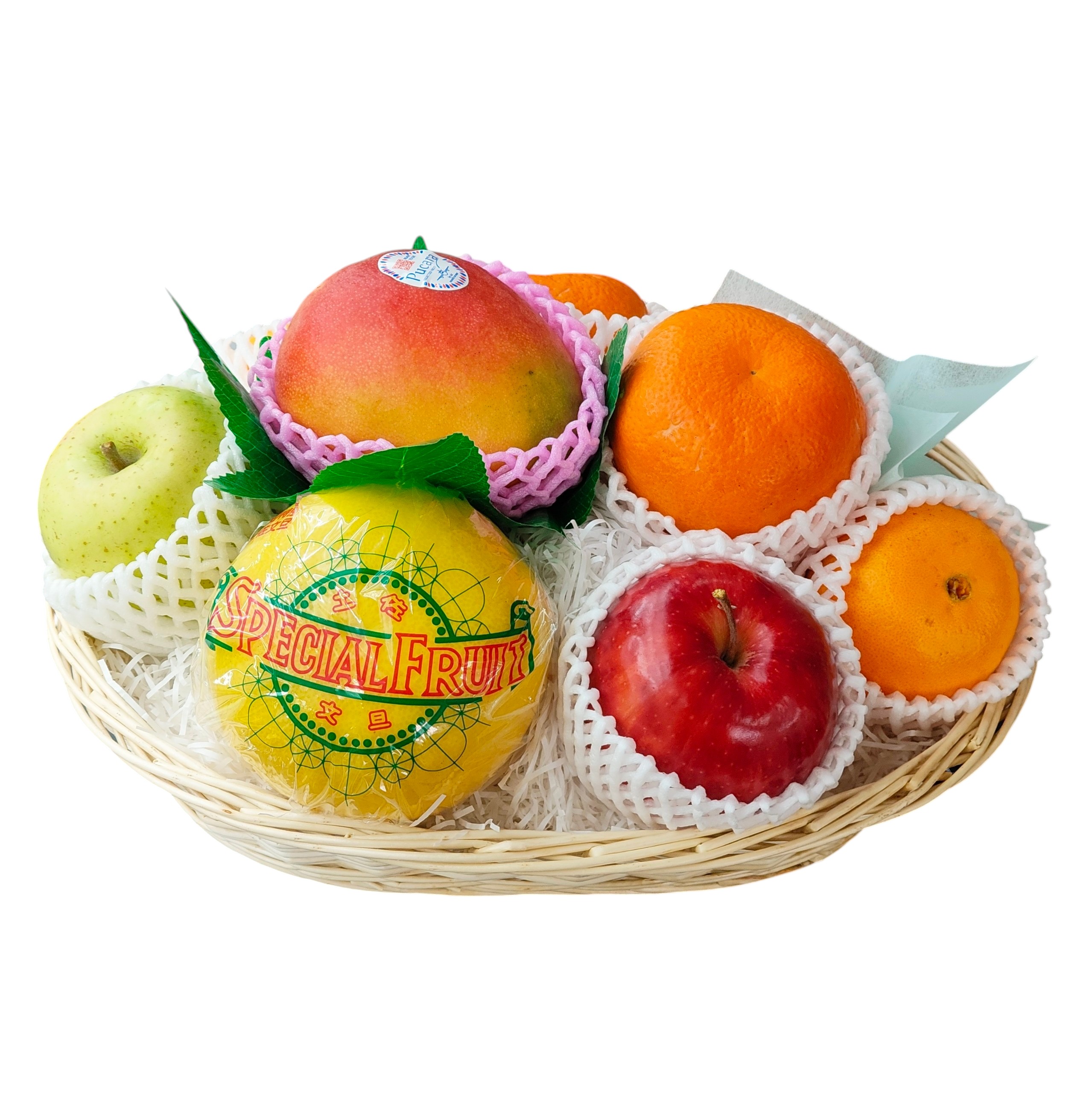 6000円【税・送料込み】御供用特選フルーツ平篭詰め合わせ：お供え　御供物　法事　御霊前　御仏前　お盆　お彼岸　お命日　ペット葬　ペット供養