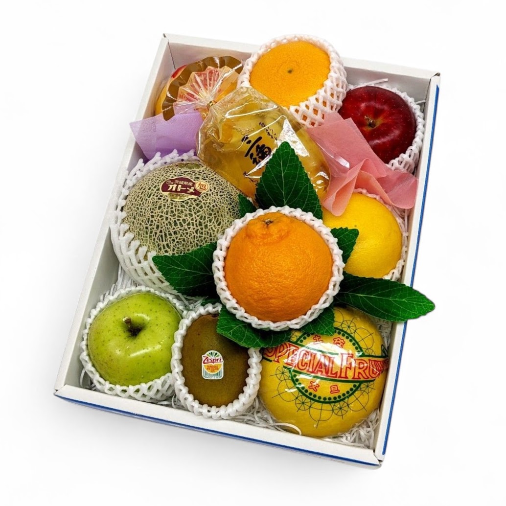6000円【税・送料込み】御供用特選フルーツ化粧箱詰め合わせ:お供え 御供物 法事 御霊前 御仏前 お盆 お彼岸 お命日 ペット葬 ペット供養