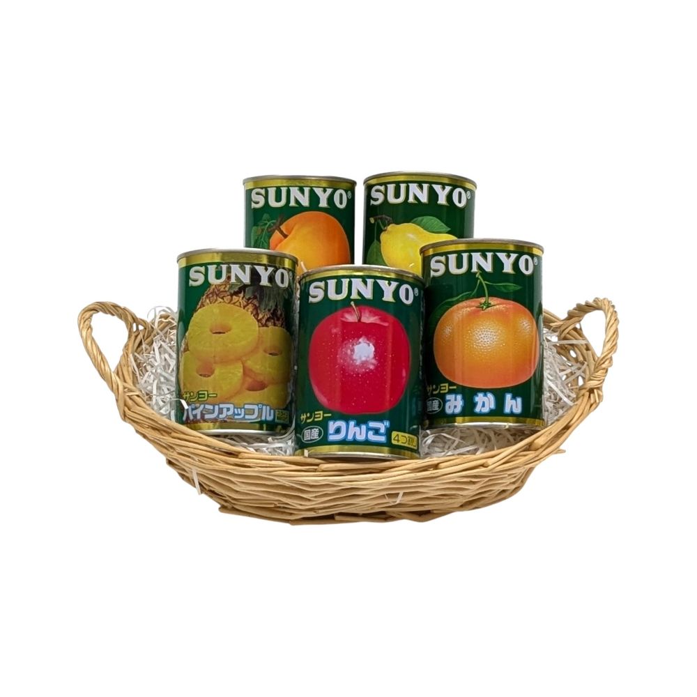 4500円【税・送料込み】御供用特選フルーツ缶詰平篭詰め合わせ：お供え　御供物　法事　御霊前　御仏前　お盆　お彼岸　お命日　ペット葬　ペット供養